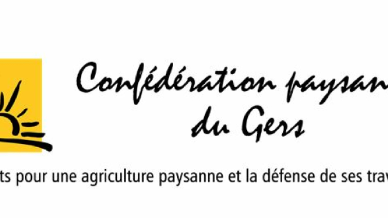 La confédération paysanne du Gers en colère