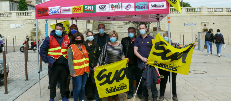 Les postiers manifestent, ils sont à bout de souffle