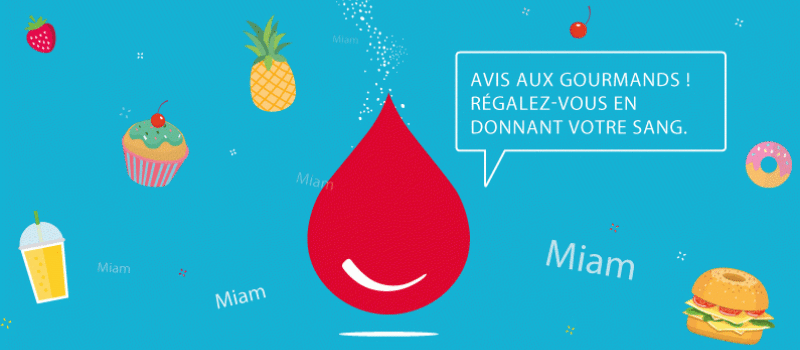 Collation gourmande pour don du sang