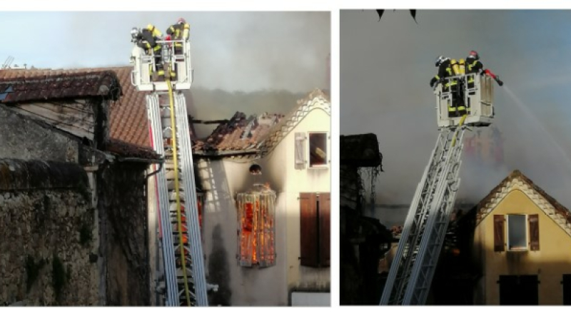 Un incendie dévaste quatre maisons de ville