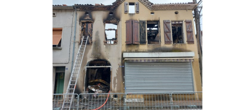 Retour sur le violent incendie de jeudi soir par le chef du centre de secours de Vic-Fezensac