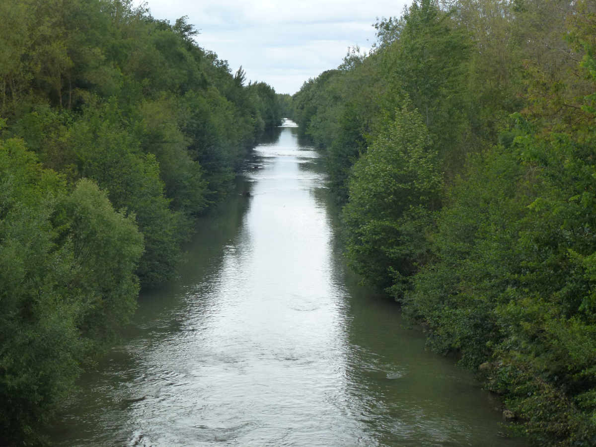 Le Gers vu du pont d'Endoumingue