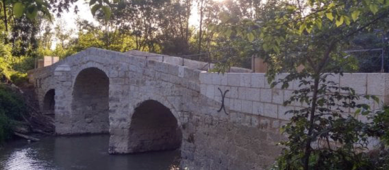 Restauration du pont d'Aurenque