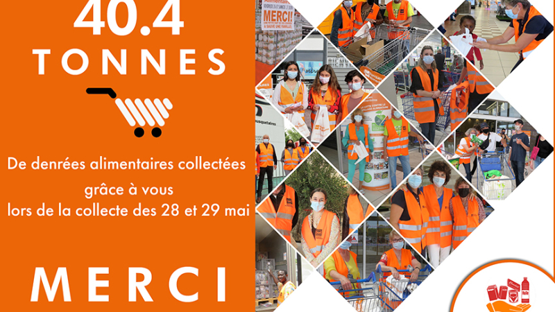 Réussite de la collecte Banque Alimentaire