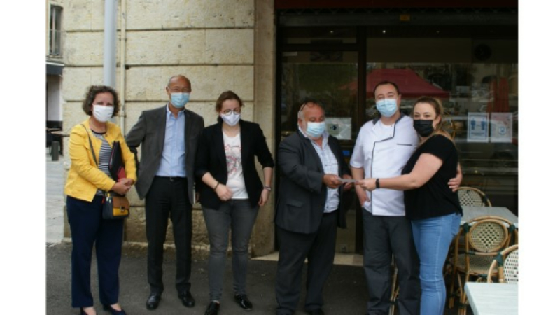 La Chambre des Métiers remet un chèque aux entreprises impactées par les inondations de décembre
