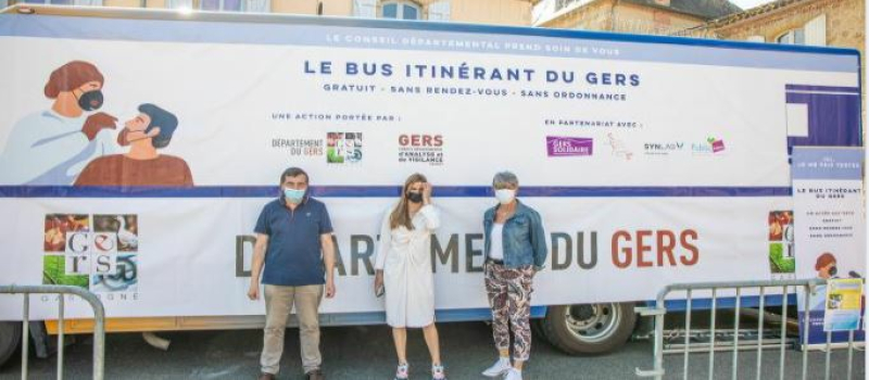 Le bus test sera présent au marché le lundi 7 juin