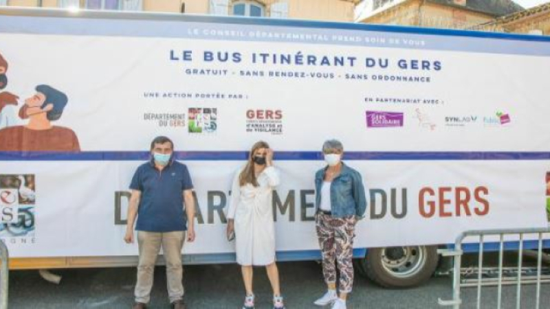 Le bus test sera présent au marché le lundi 7 juin