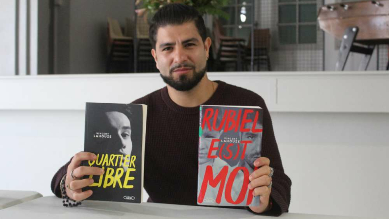 Vincent Lahouze a présenté ses livres