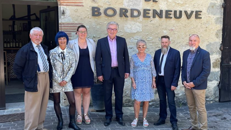 Les candidats gersois du RN autour de Jean-Paul Garraud député européen