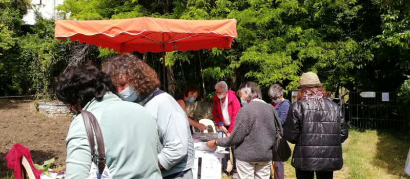 Le jardin des Remparts s'est animé lors de la journée de l'environnement
