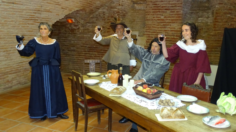 Spectacle historique en Lomagne.