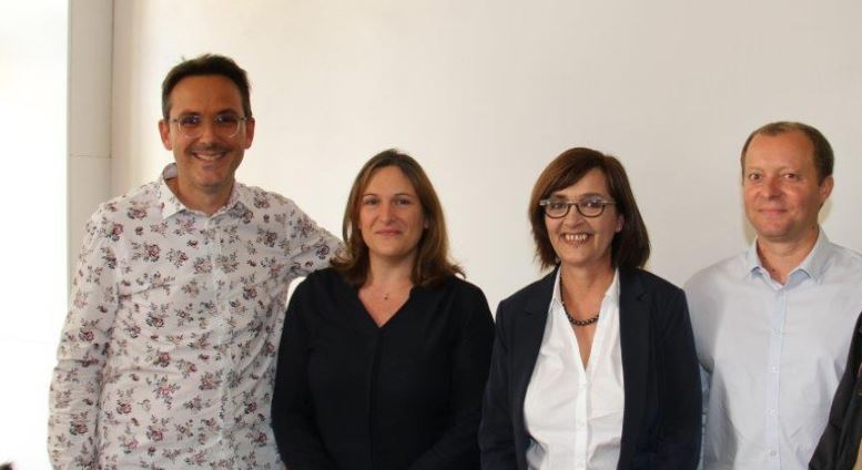 Alexandre Baudouin, Frédérique Brossard, Cécile Laurent et Benoît Auprêtre de Lagenest - Photo MLS