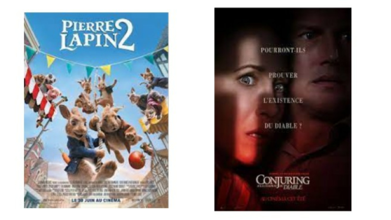 Famille ou frissons mercredi au cinéma...