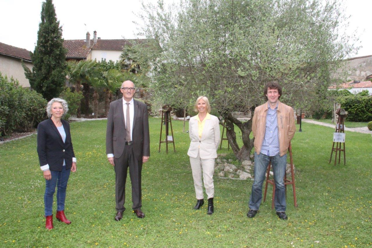Raymonde Barthe, Jean-François Rousse, Mariette Varga et  Denis Gauge - Photo MLS