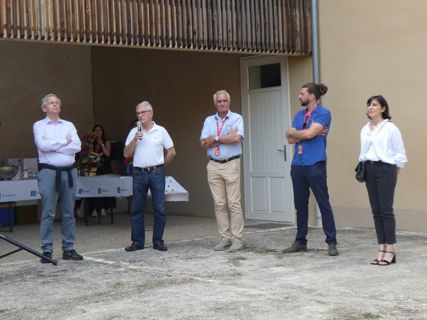 Les personnalités durant le discours d'ouverture 
