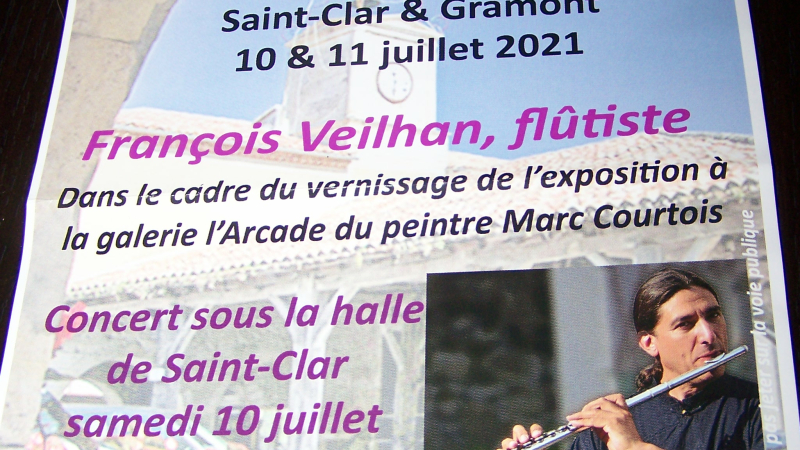Le week-end prochain à Saint-Clar sera artistique...