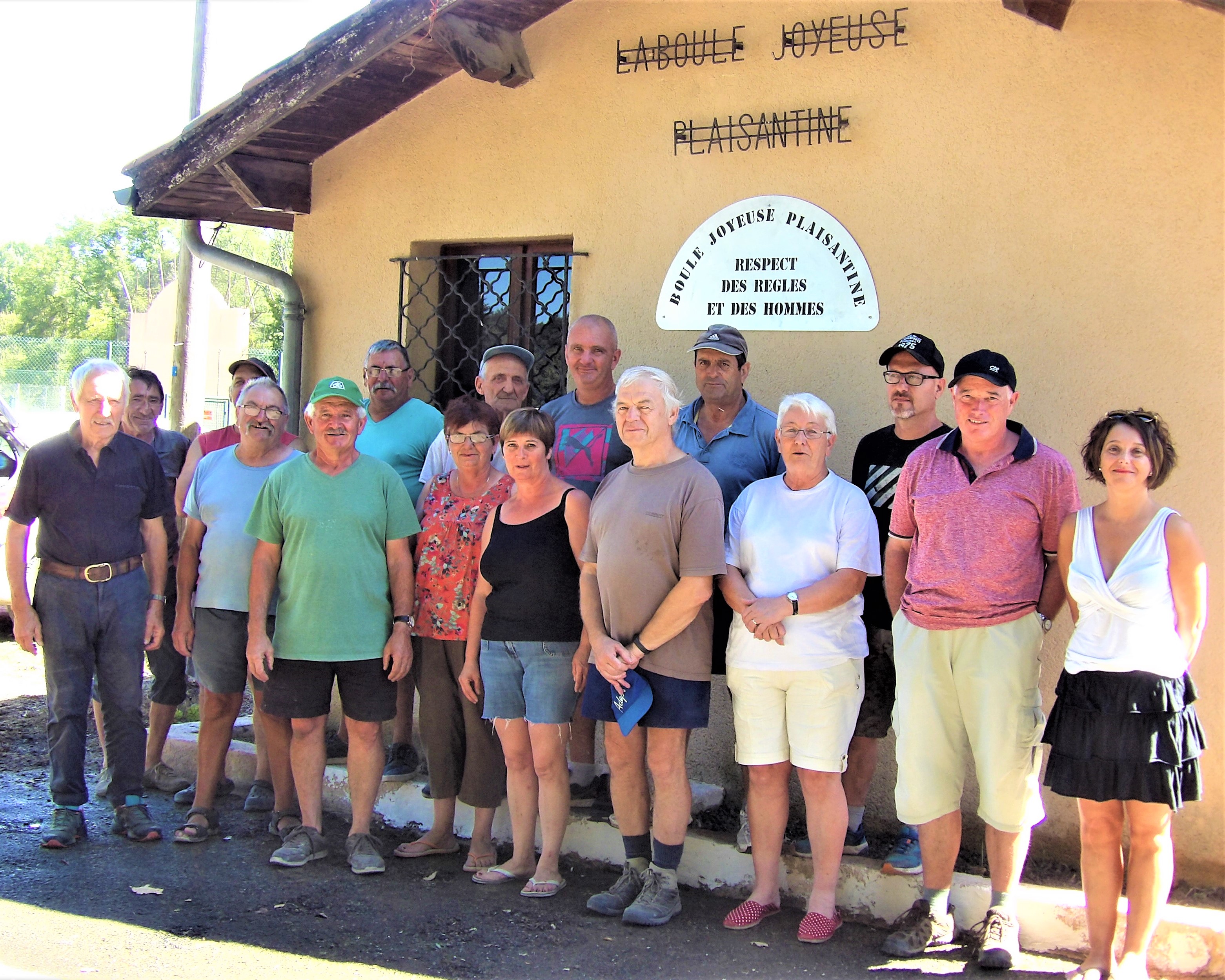 Une partie des membres de la B.J