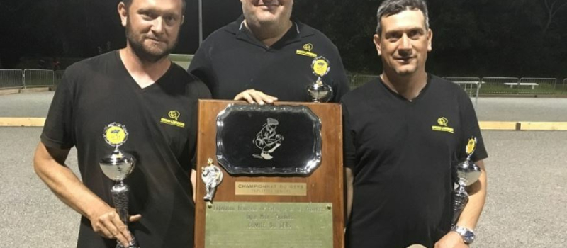 Championnat du Gers triplette masculin,