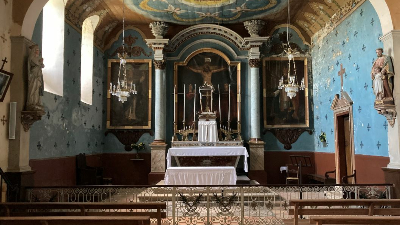 Daniel Peyrou expose au profit des Amis de l'église de Heux