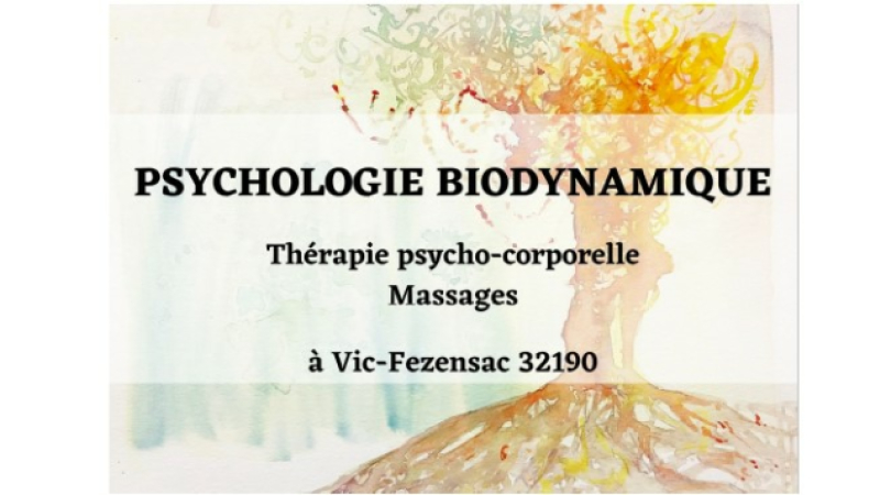 Lundi 12 juillet, ouverture d’un cabinet de psychologie biodynamique à Vic-Fezensac, seul cabinet de ce type dans le Gers