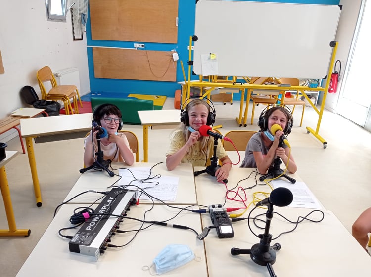 Amélie, Olivia et Tiffanie de Monferran-Savès - Photo © Radio Fil de l'Eau