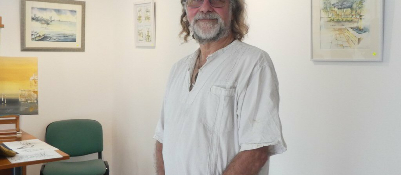 Aquarelles et acryliques de Michel Schnur