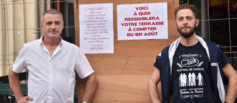  Les patrons de bars et de restaurants, sont  en colère