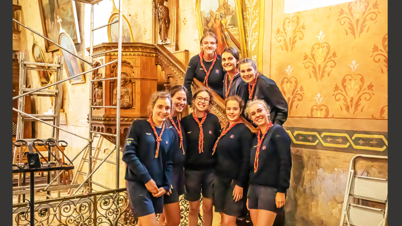 Séjour de 8 guides aînées en mission à Pouydraguin  