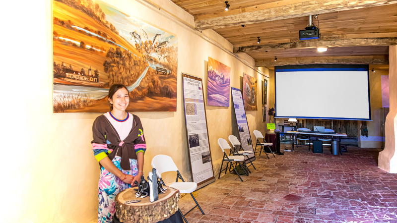 Perchède : l'emban de l'église comme galerie d'exposition (mis à jour le 18.07.2021)