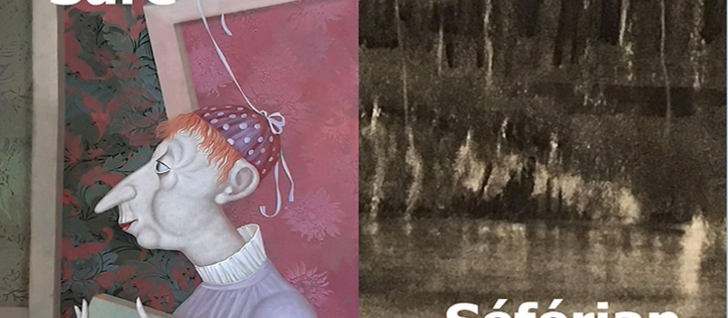 Deux grands artistes à l'Âne Bleu