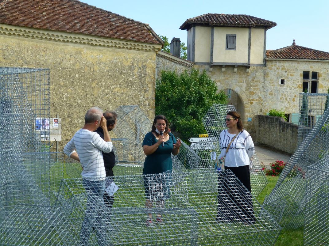 Béatrice Darmagnac lors de l'inauguration
