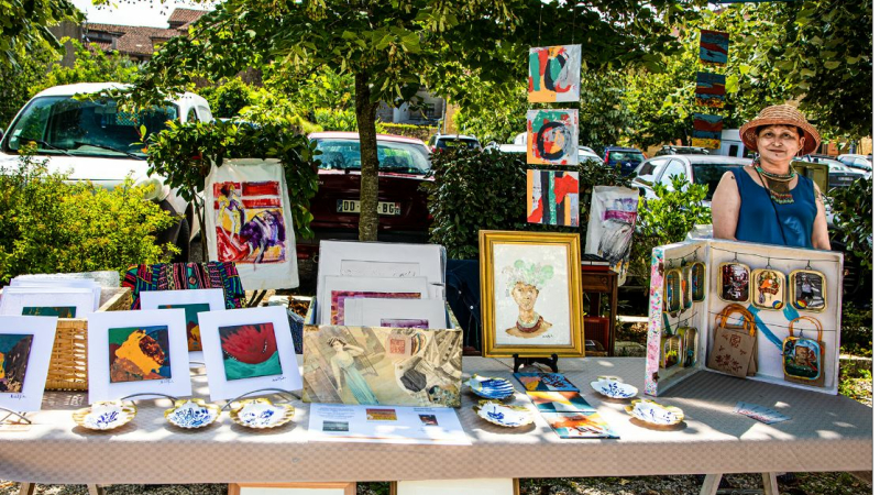 «Artistes dans la rue» à Aignan: vif succès  