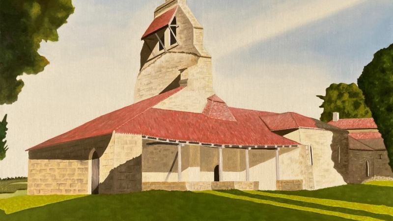 L'église de Heux, un sujet et un lieu d'exposition ! 