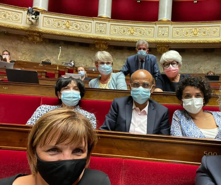 Gisèle Biémouret à l'Assemblée Nationale - Photo DR