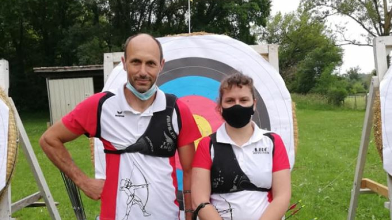 Sept archers auscitains sur le départ