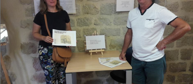 Marta Tucholka et Pierre Melendez à la médiathèque inter-communale