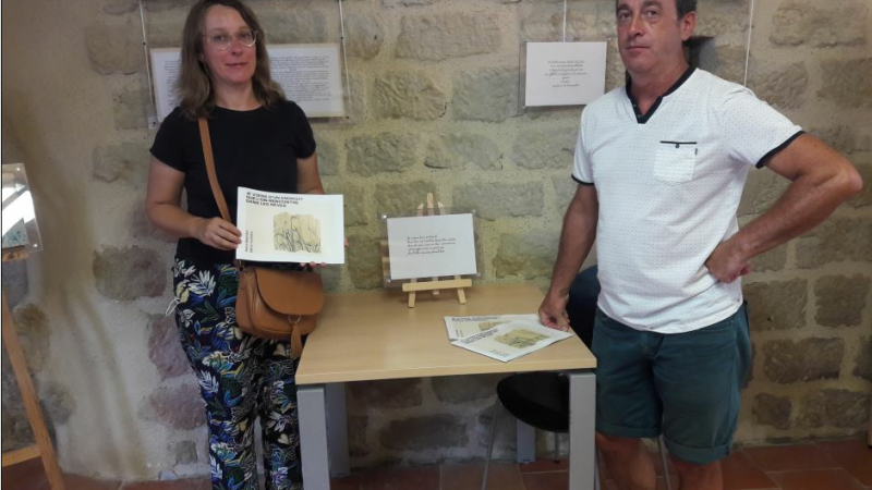 Marta Tucholka et Pierre Melendez à la médiathèque inter-communale