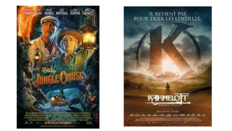 Jungle Cruise et Kaamelot au cinéma jeudi !
