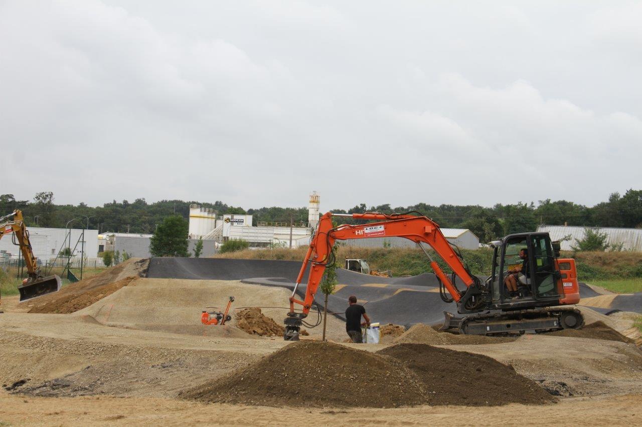 Le pumptrack avance vite - Photo Marc Le Saux