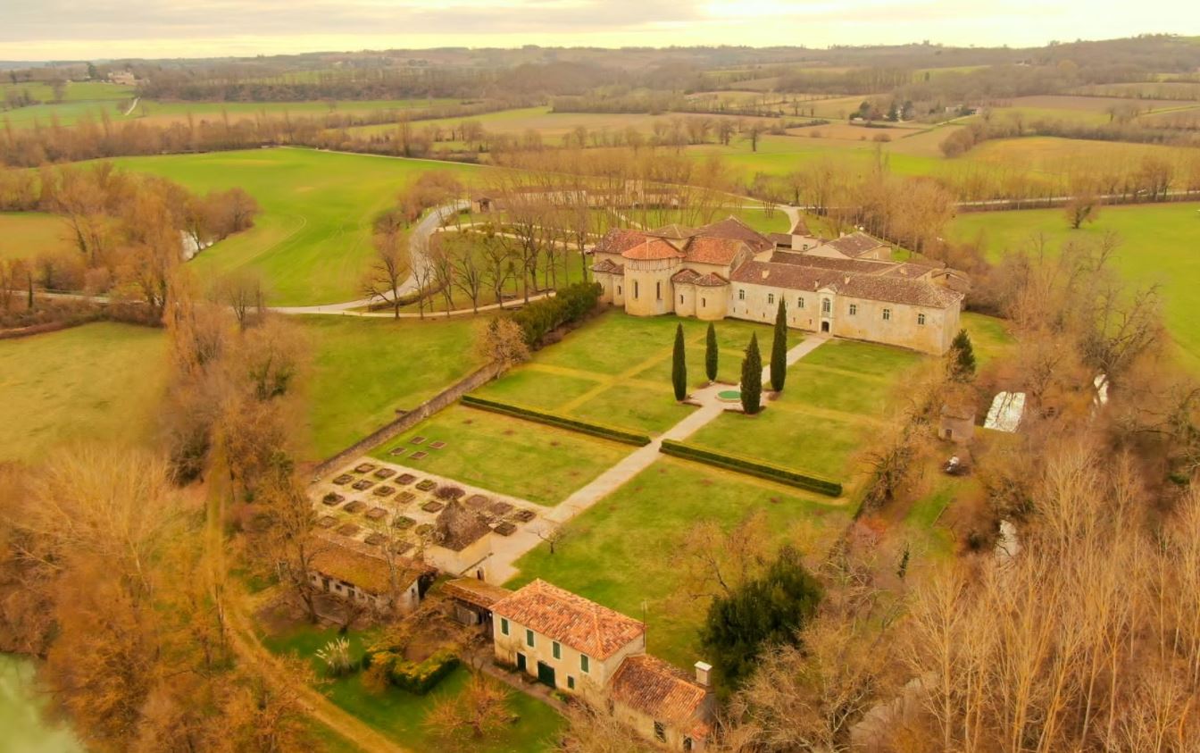 Flaran, vue du ciel - © Laurent Lainé