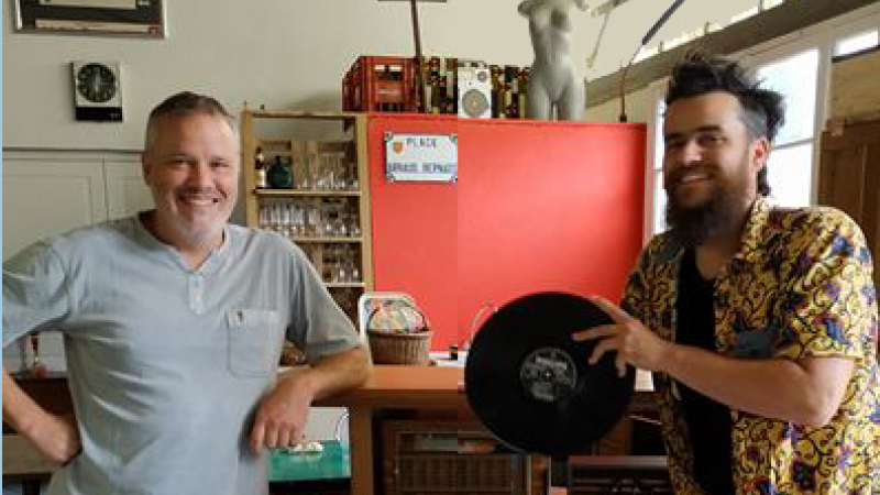 Atelier de pressage de disque vinyle 