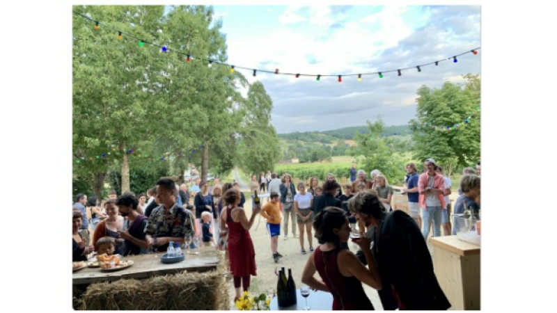 Une jolie fête au domaine Le Broca