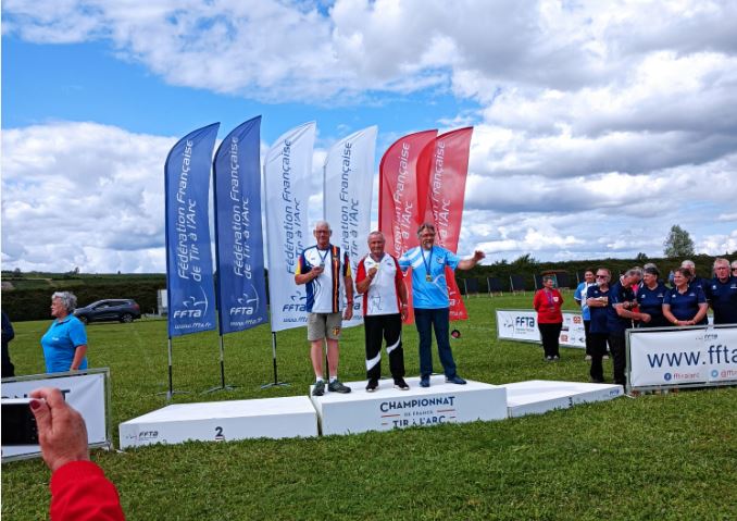 Noël Cadeillan est monté, de nouveau sur le podium, pour une médaille en or ! - Photos DR