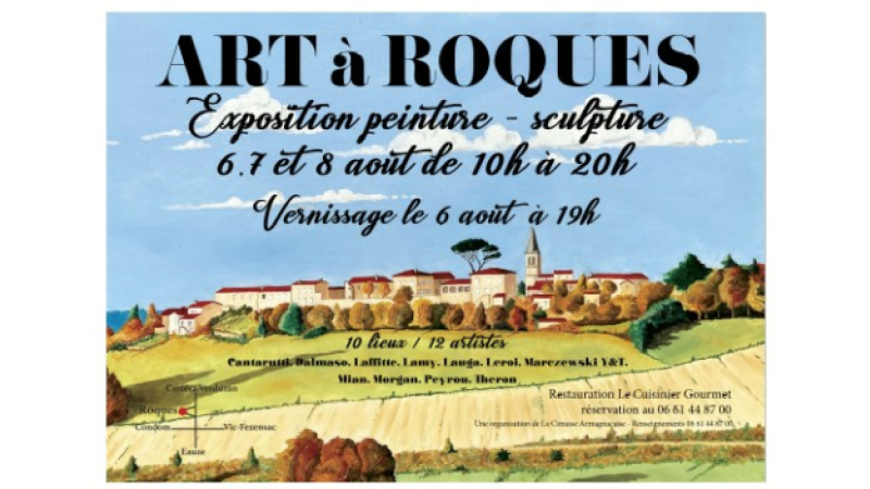 Art à Roques avec Daniel Peyrou, c'est sur DFM 930 mercredi !