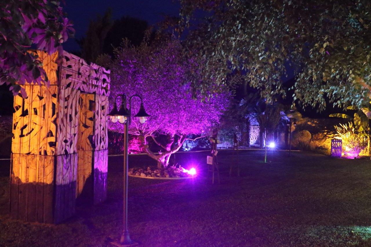 Les jardins illuminés du Conti - Photo Marc Le Saux