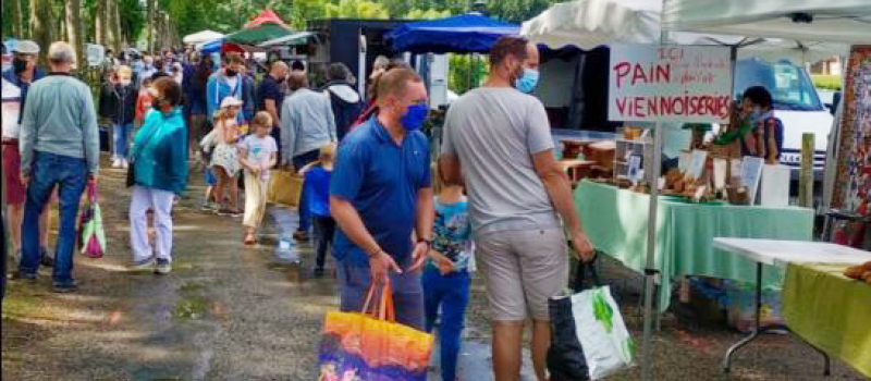 Jour demarché à Marciac.