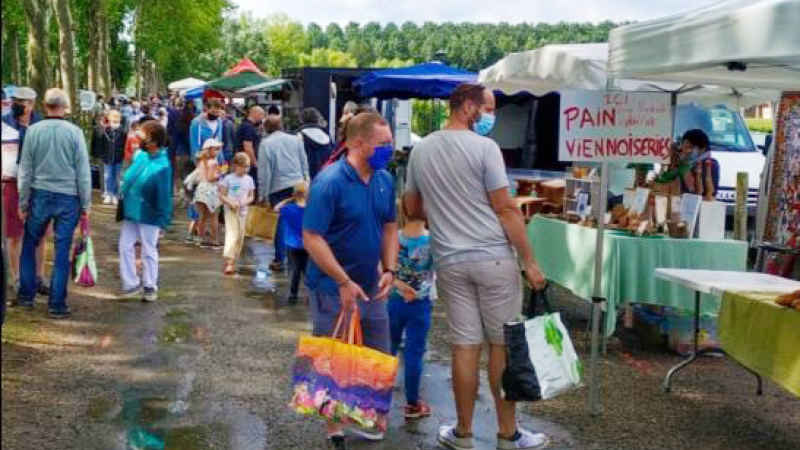 Jour demarché à Marciac.