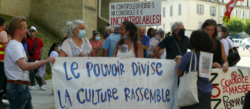 Manifestation contre le pass sanitaire