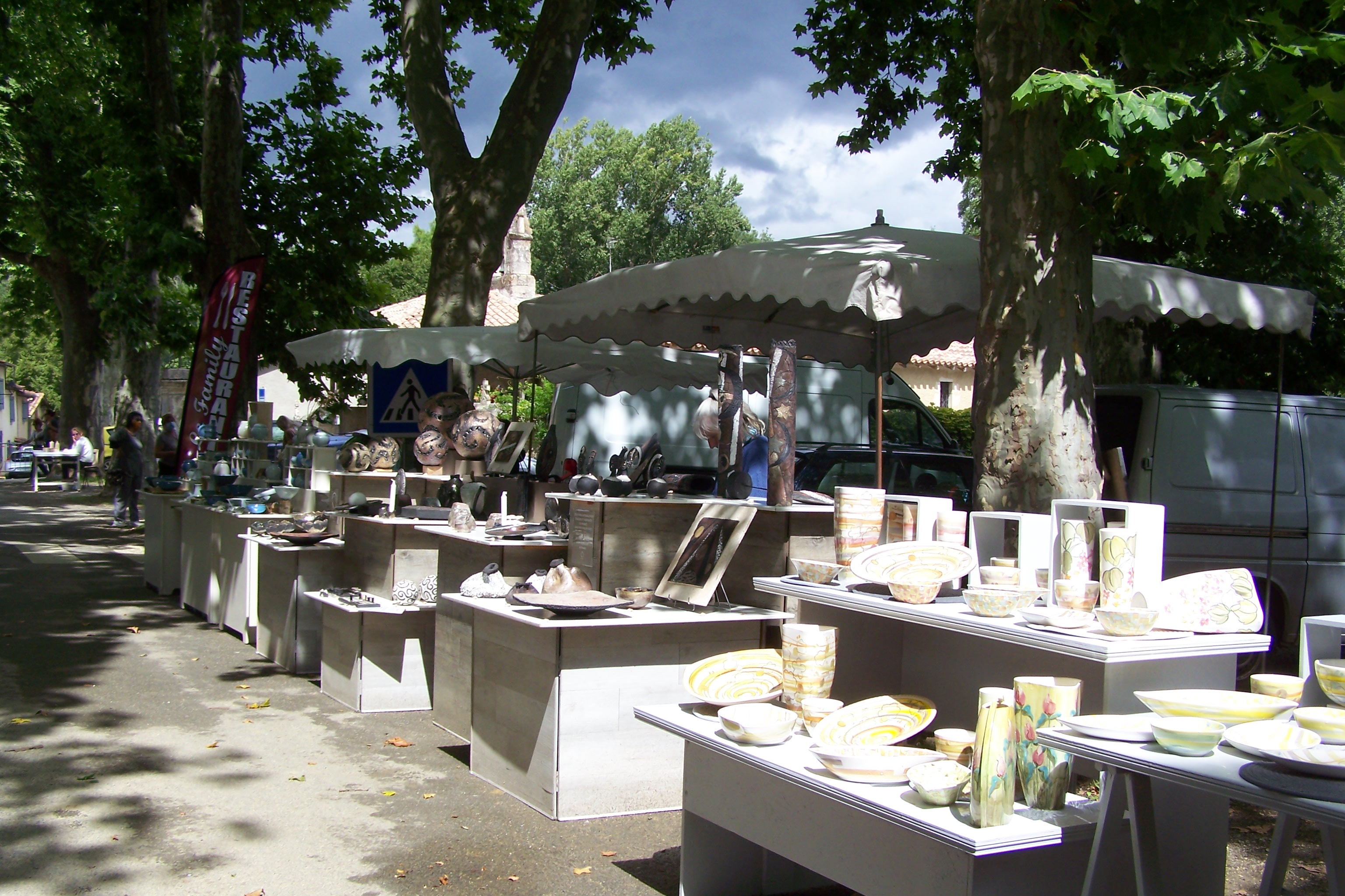 Expo et potiers Sarrant et expo léa Aquilina St Clar 002