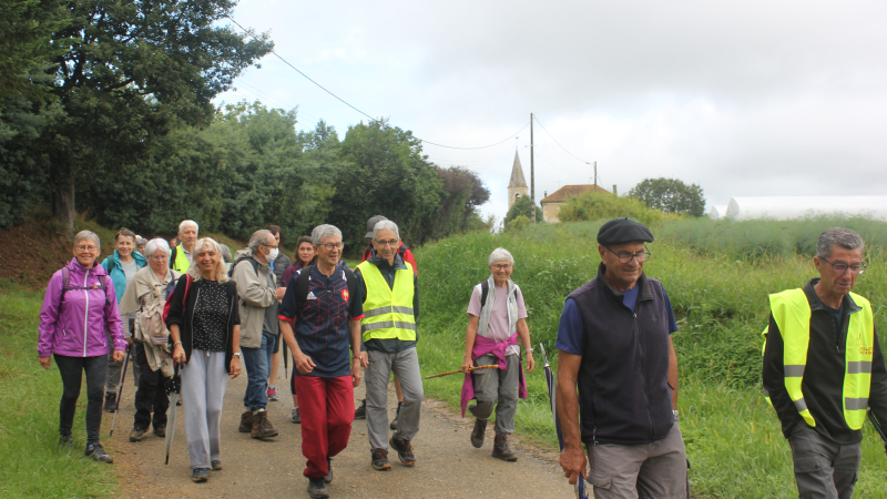 Balade de l'été de Vic-Fezensac à Mourède sous la pluie puis le soleil !